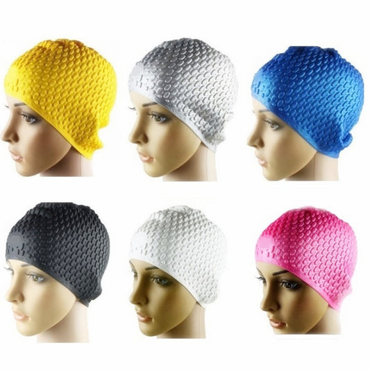 Men And Women Silicone Swimming Cap