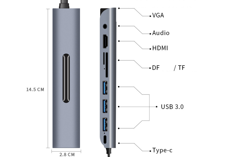 9 in 1 C HUB Docking Station