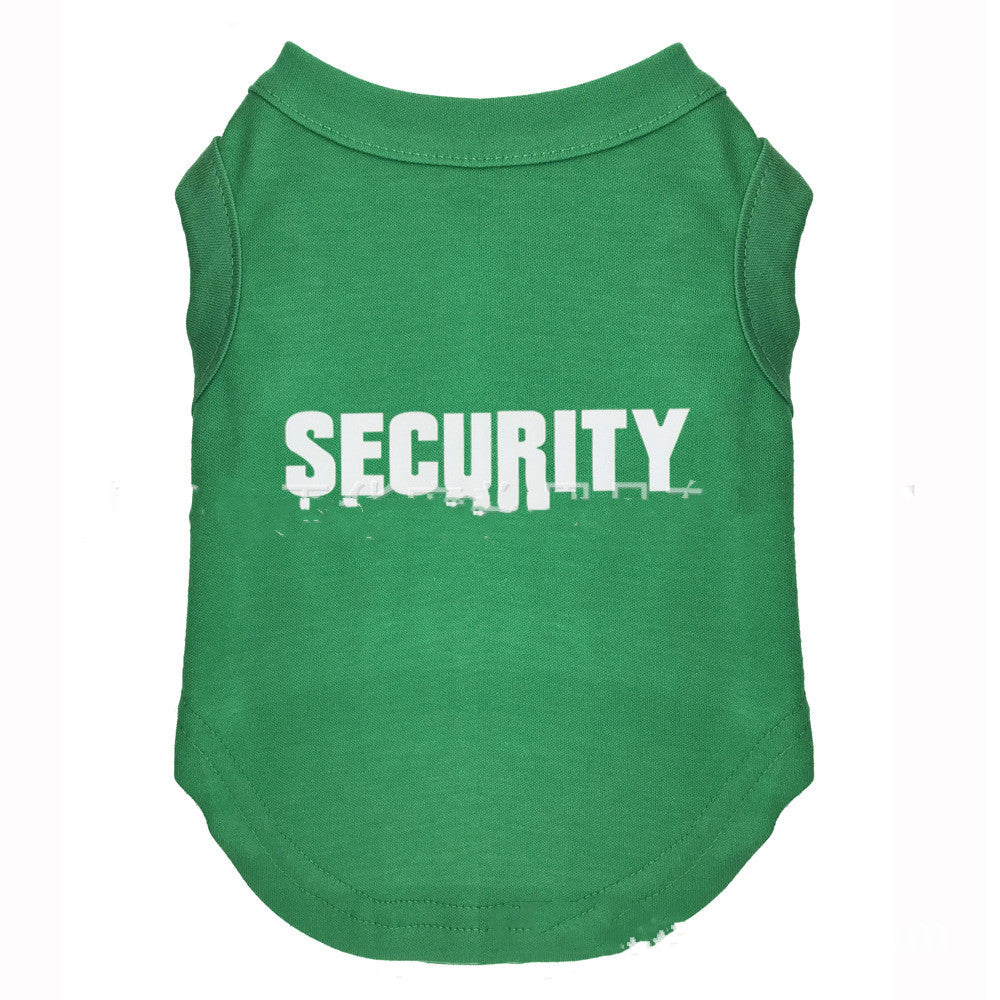 Pet clothing Security Shirt