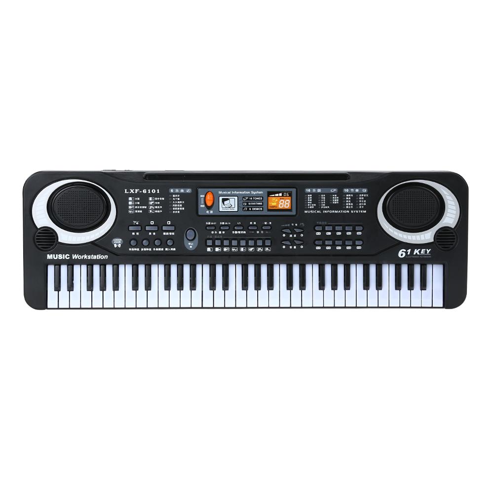 electronic organ with microphone