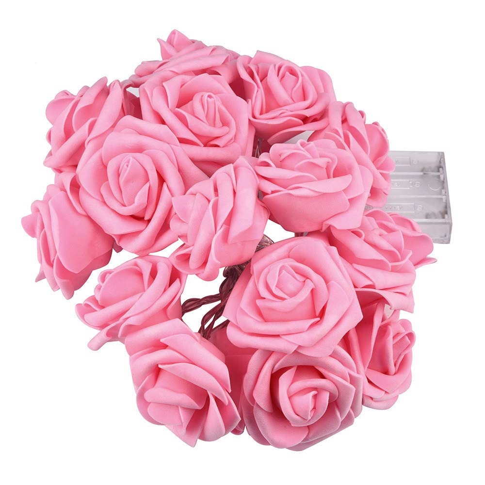 USB/Battery Operated Rose Flower String Lights