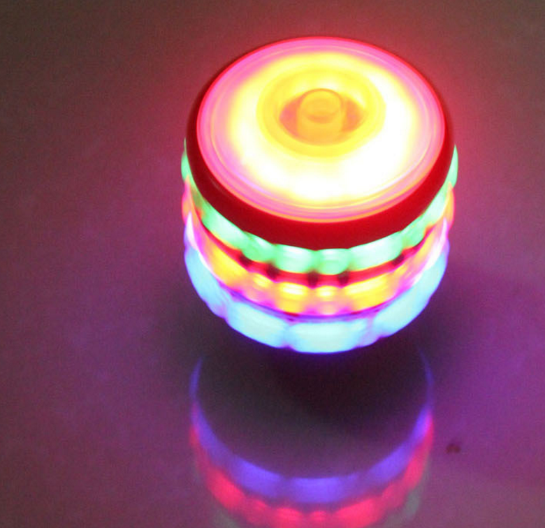 Electronic Flashing Musical Gyroscope