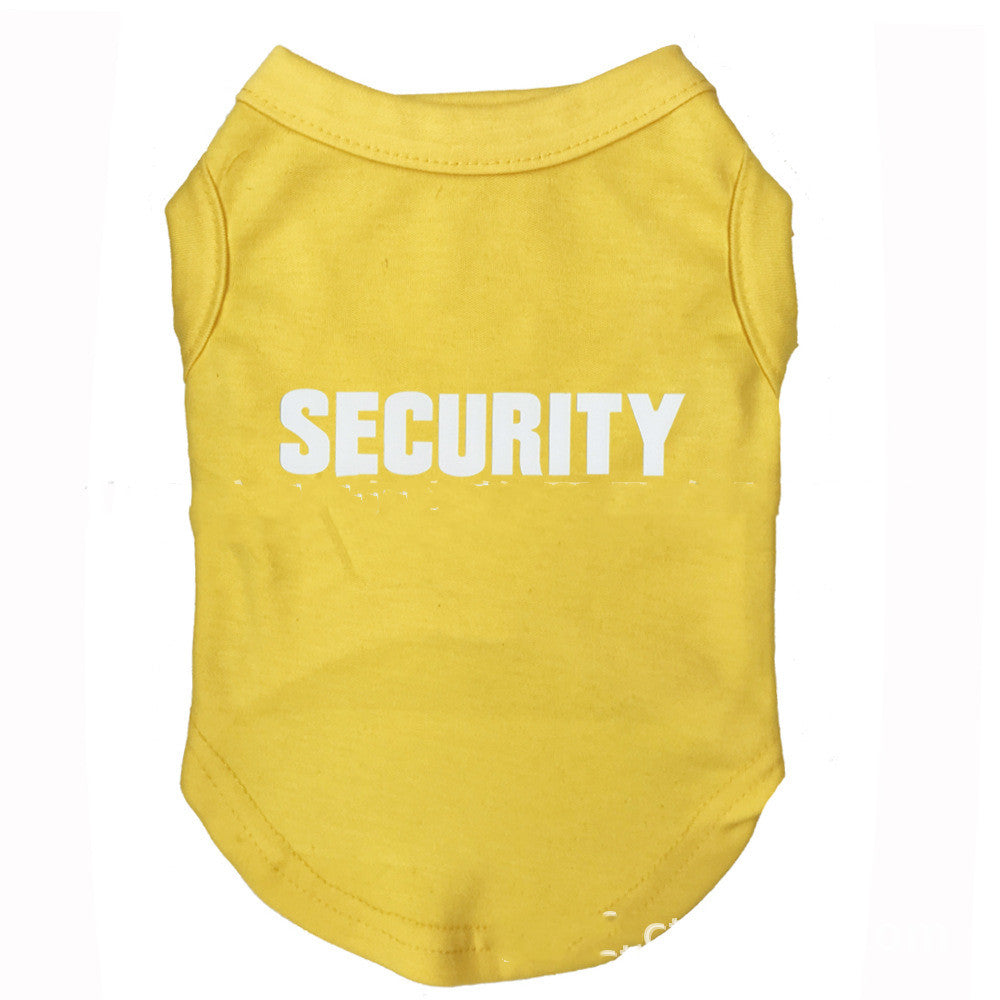 Pet clothing Security Shirt