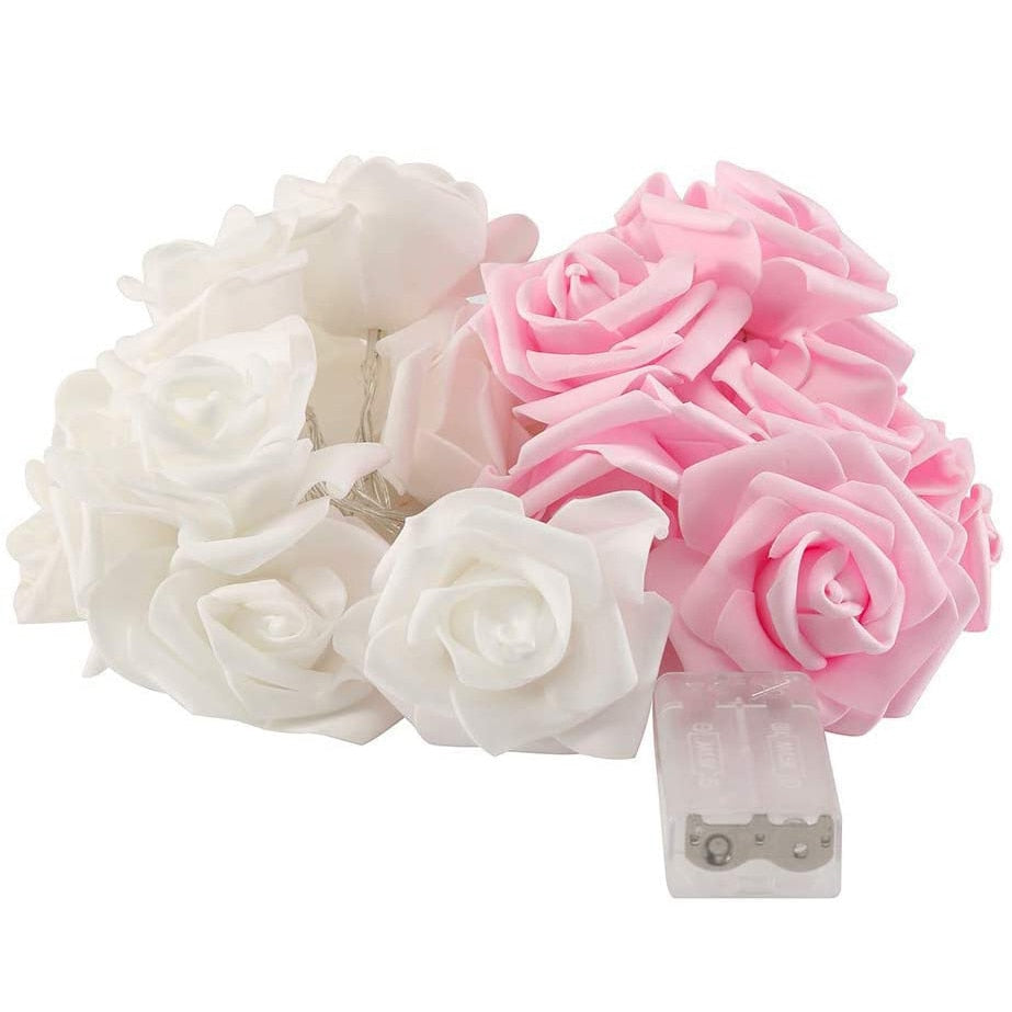 USB/Battery Operated Rose Flower String Lights