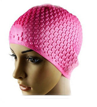 Men And Women Silicone Swimming Cap