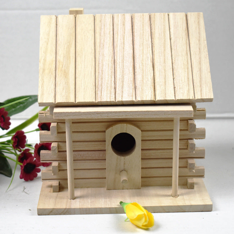 Wooden Birdhouse Bird Cage