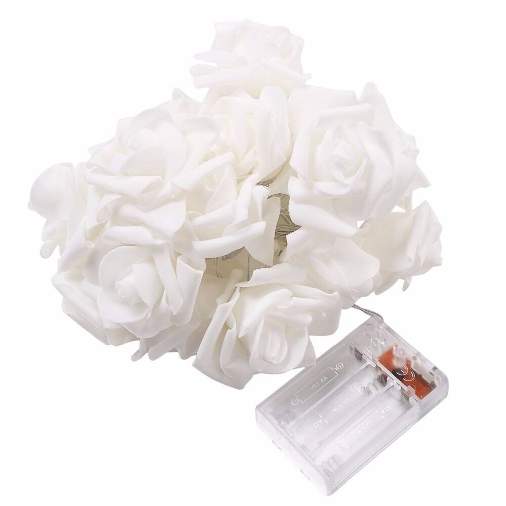 USB/Battery Operated Rose Flower String Lights