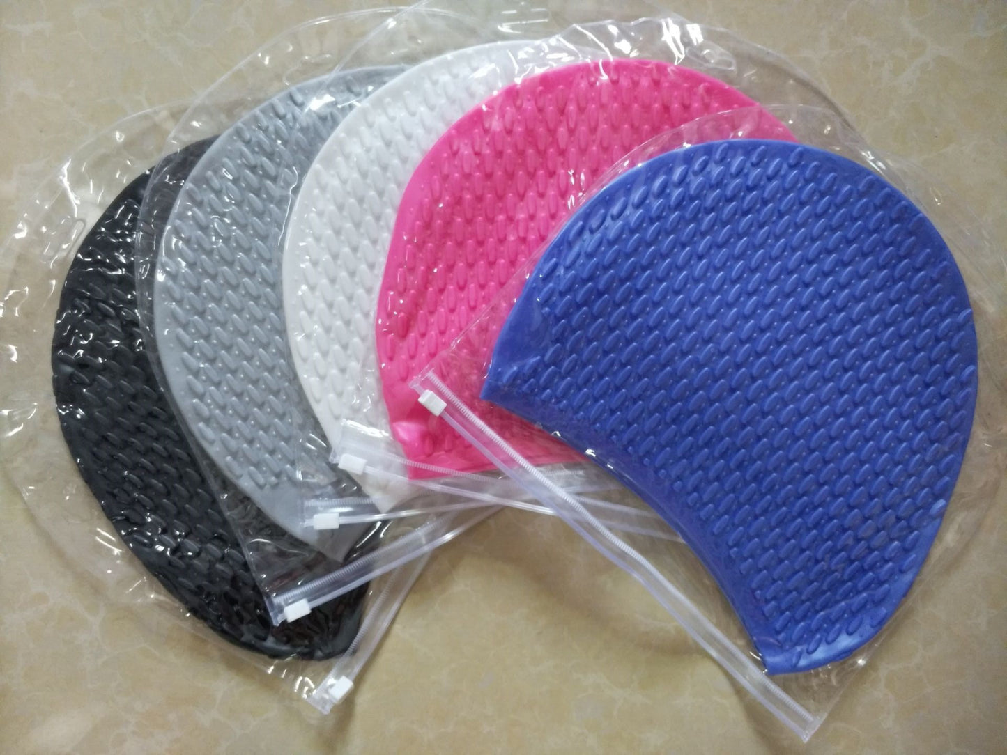 Men And Women Silicone Swimming Cap