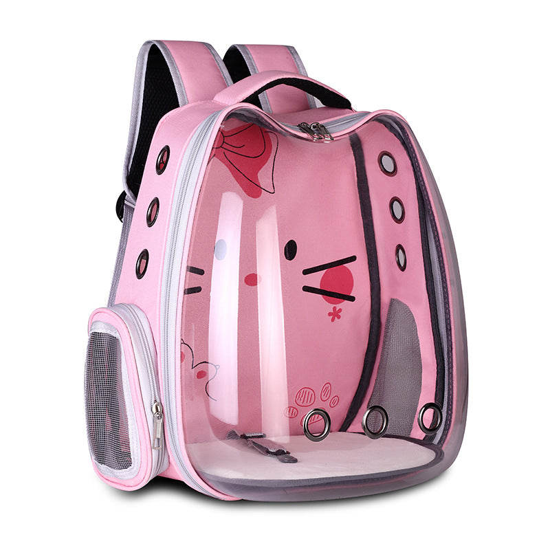 Pet Bag, Breathable Shoulder Backpack