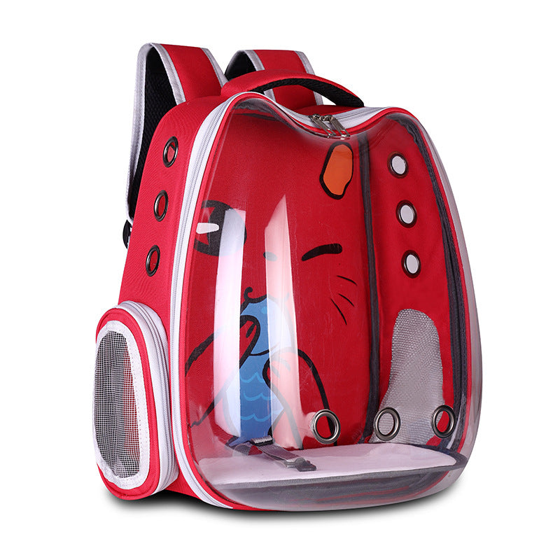 Pet Bag, Breathable Shoulder Backpack