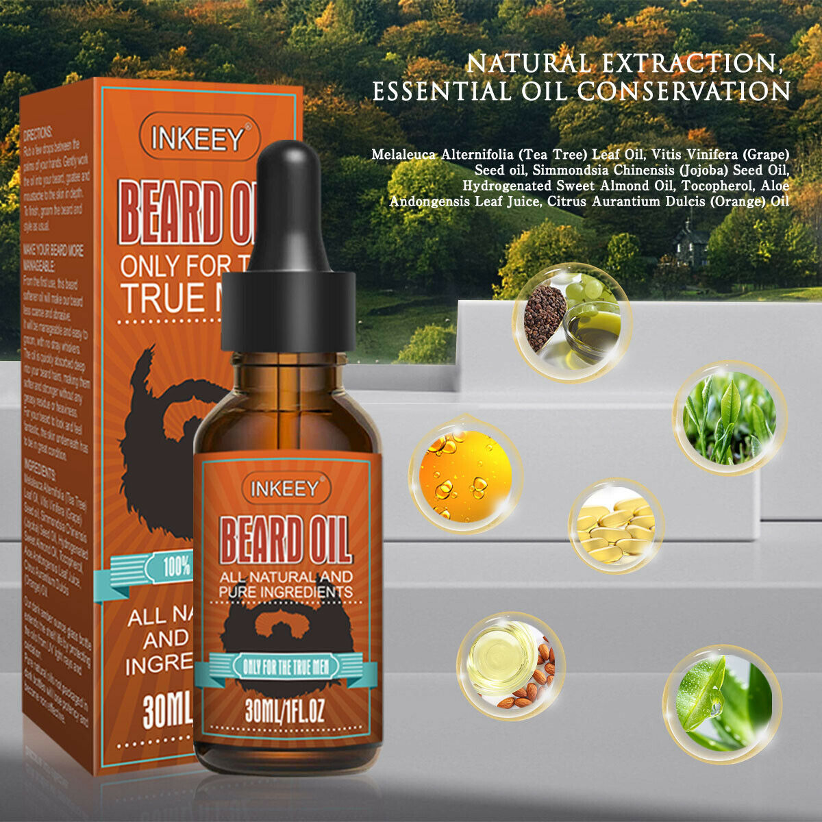 Mustache, Beard Oil Serum For MEN