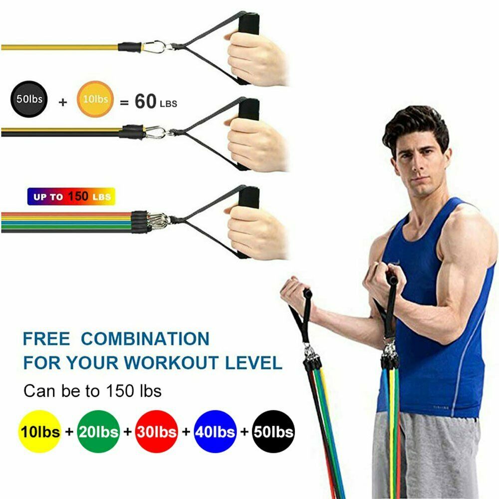 Yoga and Crossfit Training Latex Resistance Bands