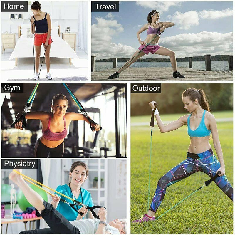 Yoga and Crossfit Training Latex Resistance Bands